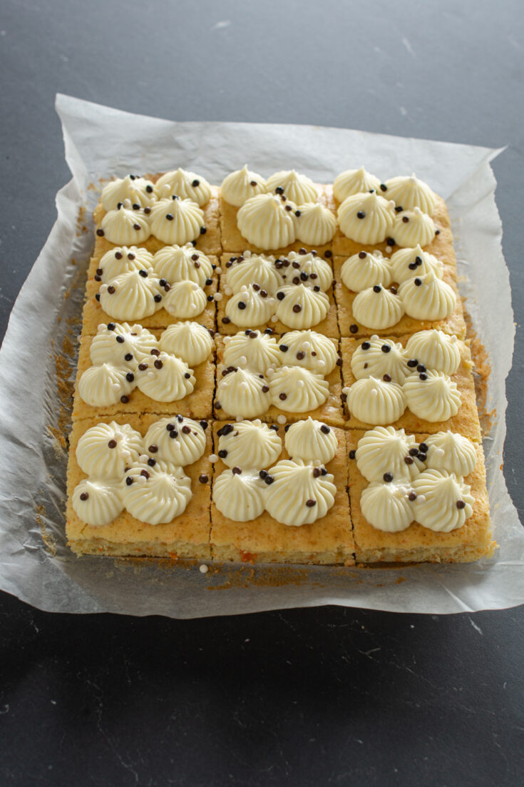 Karottenkuchen vom Blech