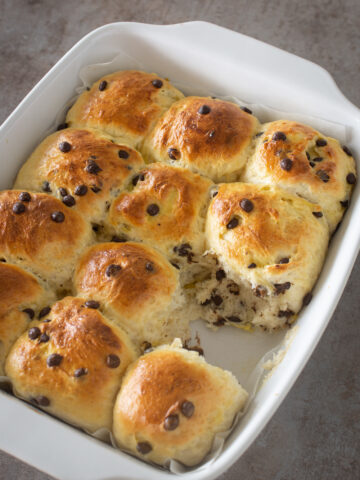 Weiche Schokobrötchen backen - Einfaches Rezept zum Ausdrucken