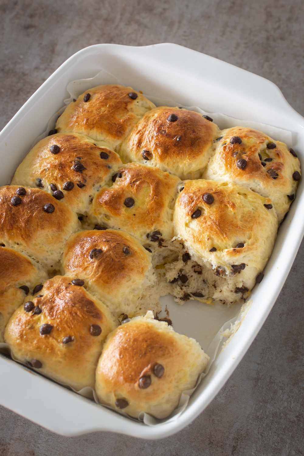 Weiche Schokobrötchen backen - Einfaches Rezept zum Ausdrucken