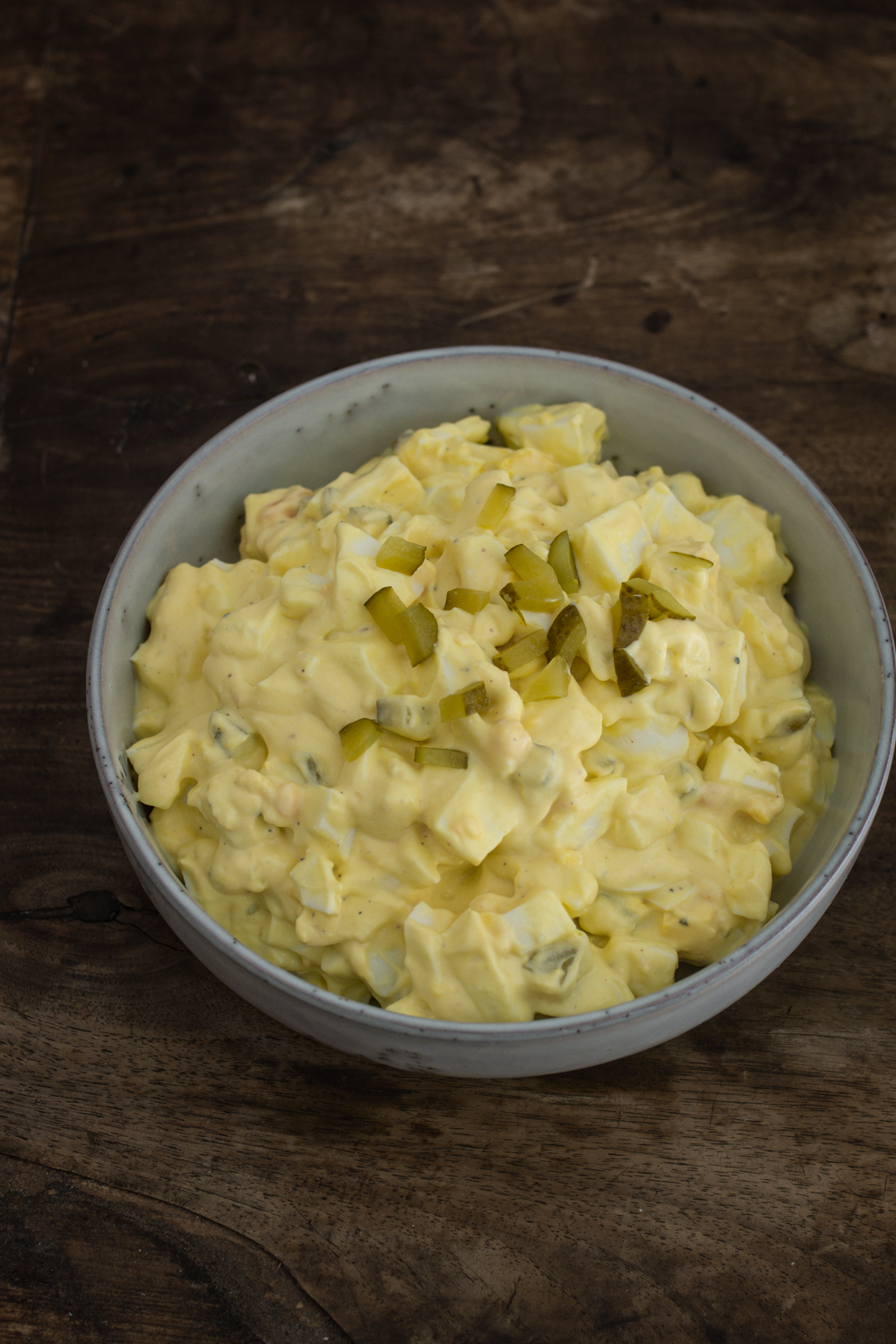 Schnelles Rezept - Cremiger Eiersalat
