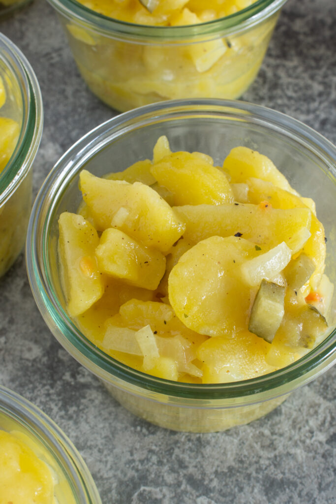 Einfacher Kartoffelsalat - schnelles Rezept für klassischen Kartoffelsalat