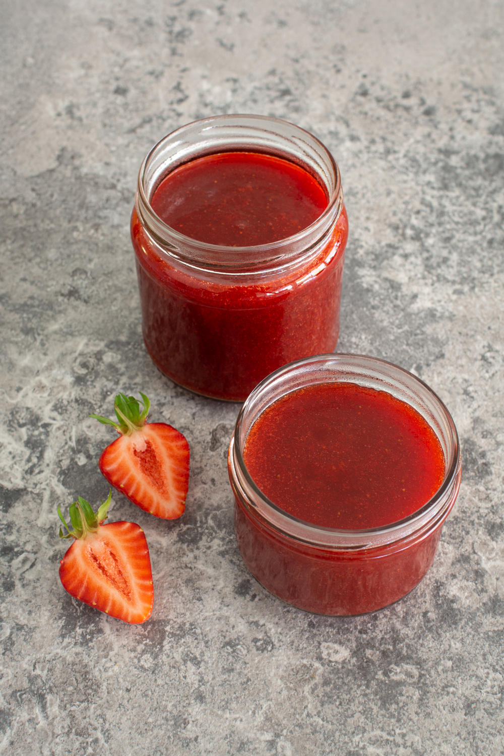 Klassisches Rezept für Erdbeermarmelade, nur 3 Zutaten
