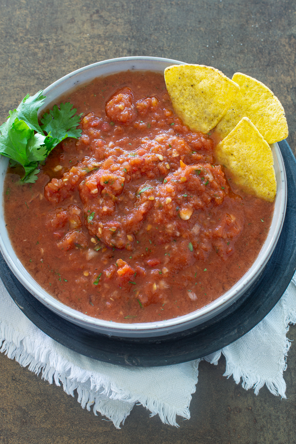 Nacho Dip selber machen - einfache Tomaten-Salsa