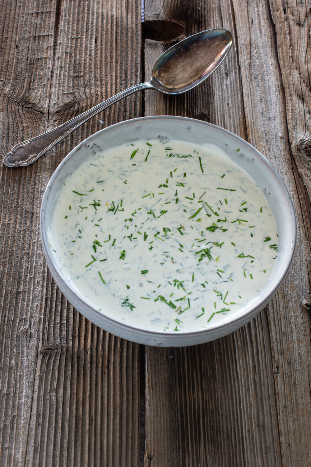 Schneller Dip mit Schnittlauch