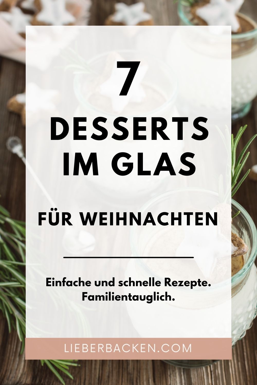 7 Desserts im Glas für Weihnachten