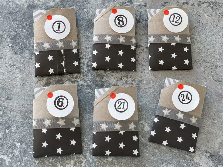 Adventskalender aus Klopapierrollen - Einfaches DIY mit Aufgaben oder Sprüchen