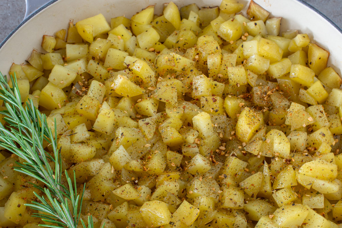 Beilagen-Kartoffeln aus dem Ofen