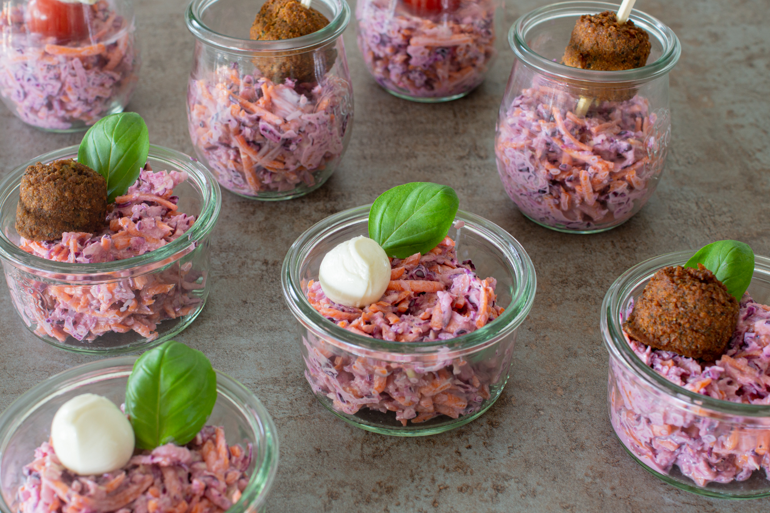 Herbstlicher Krautsalat mit Rotkohl | Cole Slaw Rezept