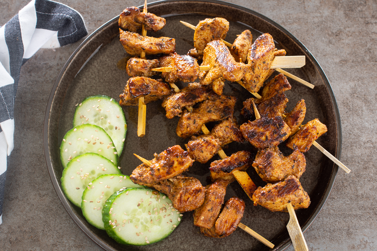 Einfache Gyros-Spieße selber machen