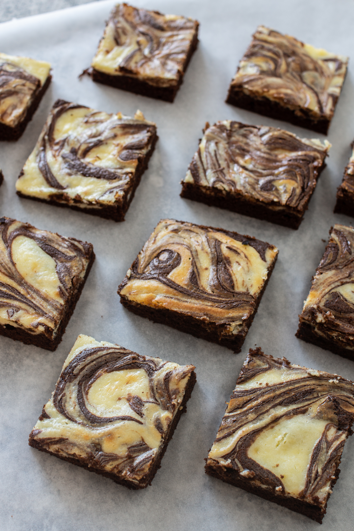 Blechkuchen - Cheesecake Brownies