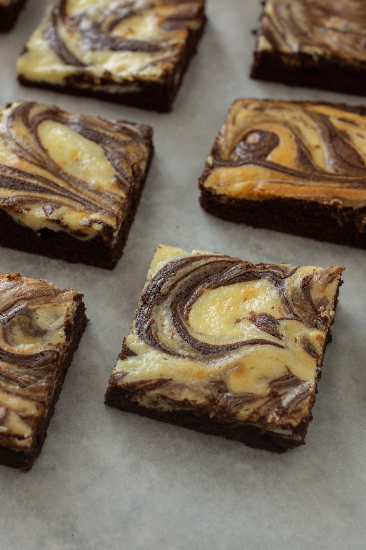 Swirly Cheesecake Brownies