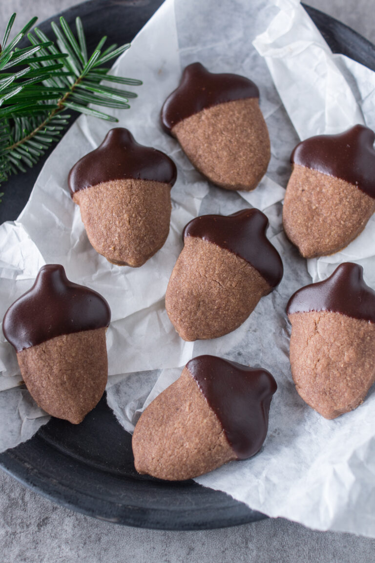 Schokomürbteig-Kekse mit Schokoglasur - LieberBacken Schokomürbteig-Kekse mit Schokoglasur - LieberBacken