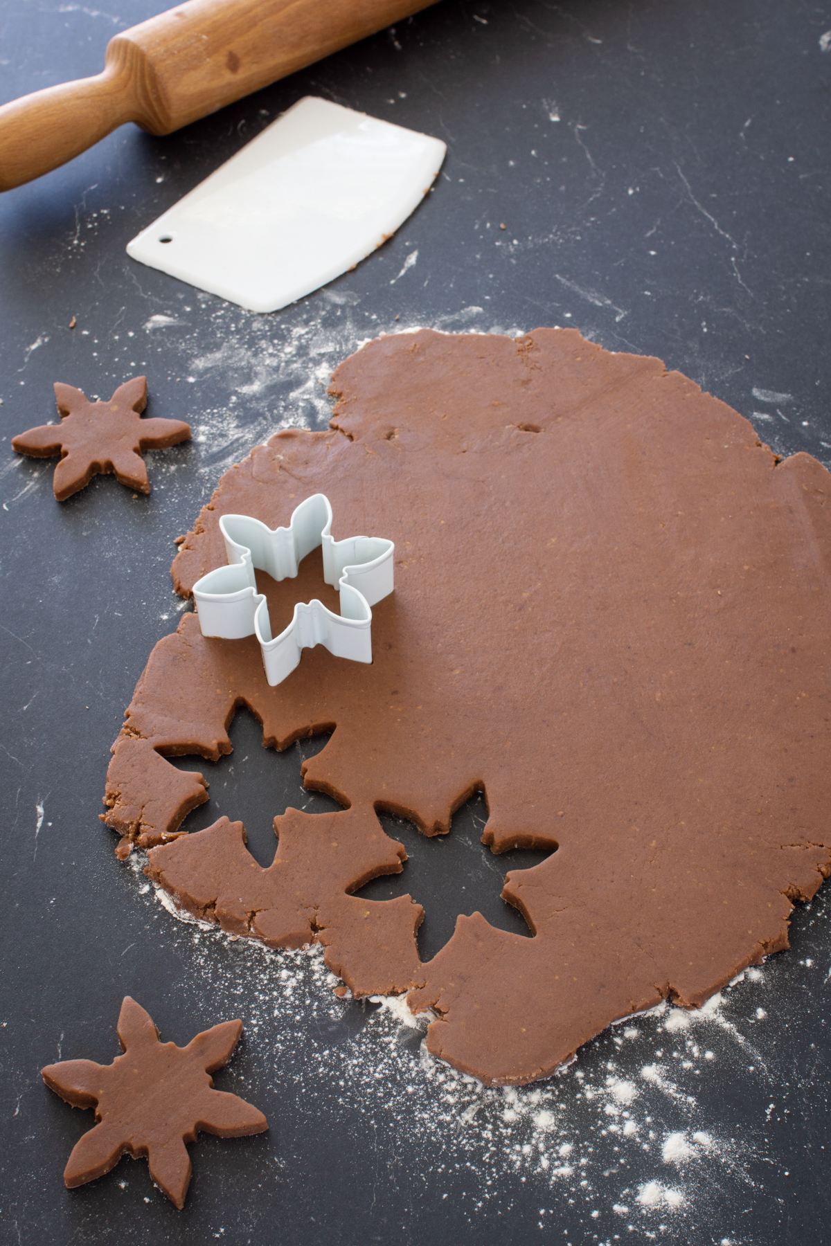 Schoko-Mürbteig - Weihnachtskekse ausstechen