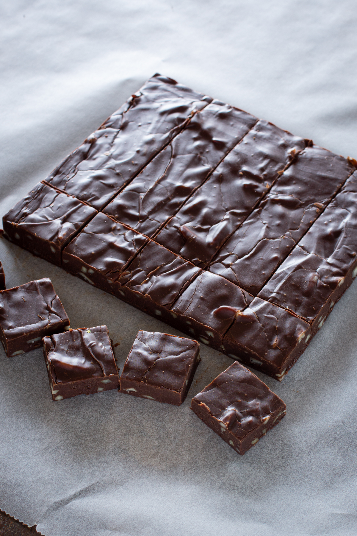 Schoko-Toffee mit Mandeln