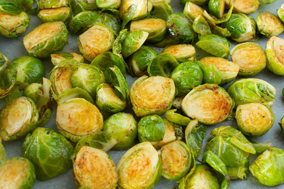 Rosenkohl aus dem Ofen