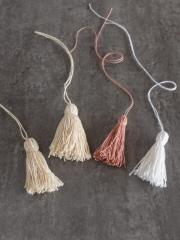 Quasten aus Garn | Tassel DIY - einfache Anleitung