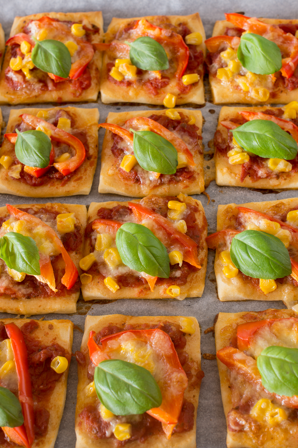 Einfaches Fingerfood | Schnelle Pizzaecken für Kinder-Geburtstage