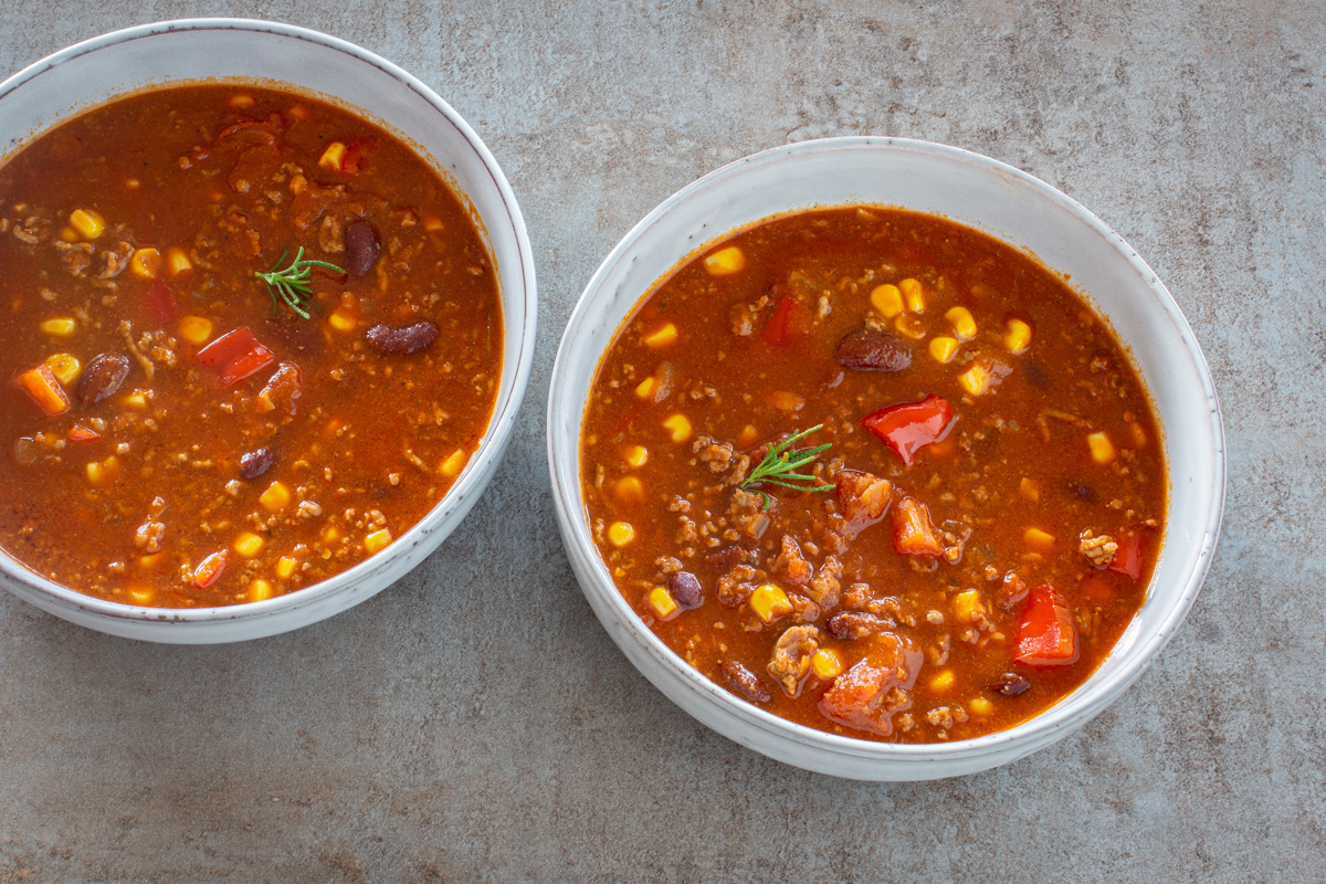 Chili con carne | Einfaches Rezept zum Ausdrucken