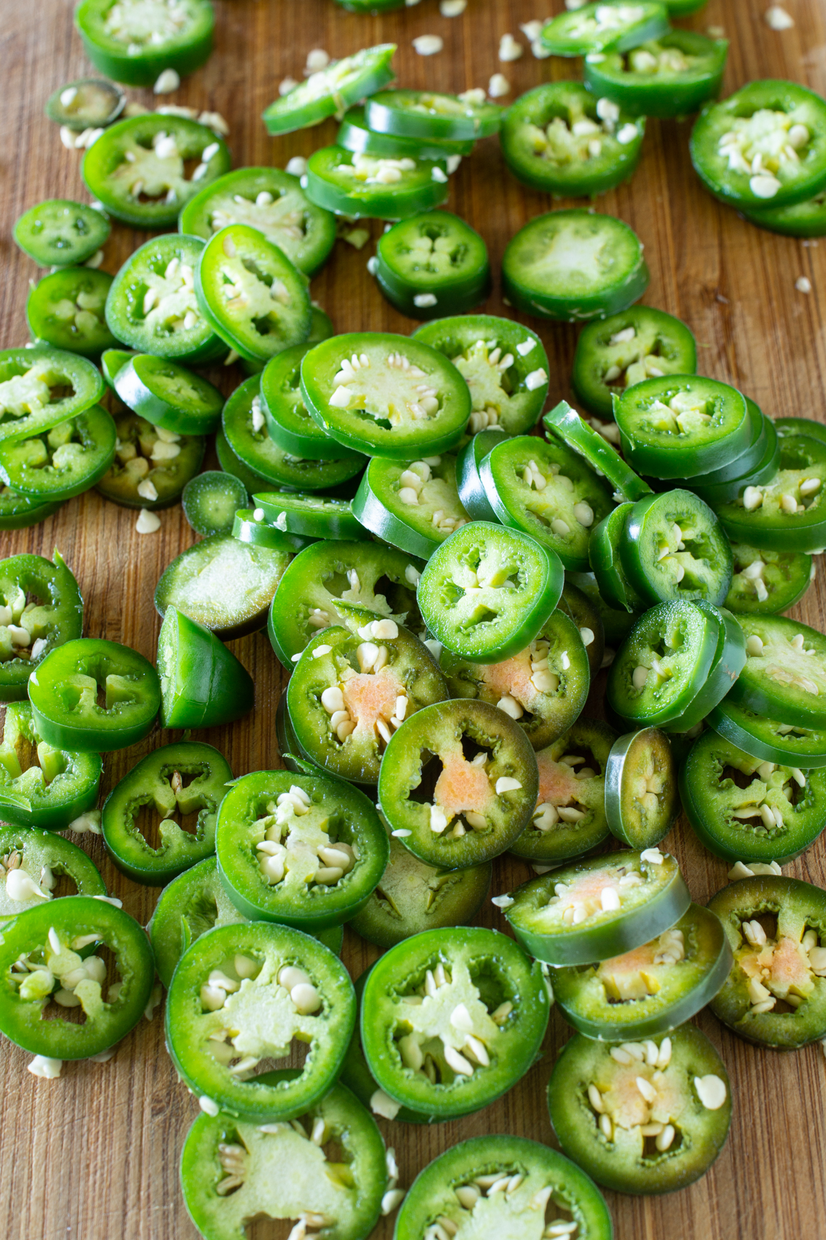 Geschnittene Jalapenos