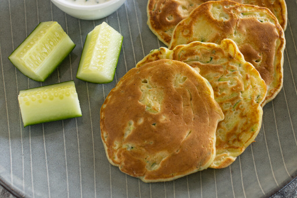Zucchini-Blinis