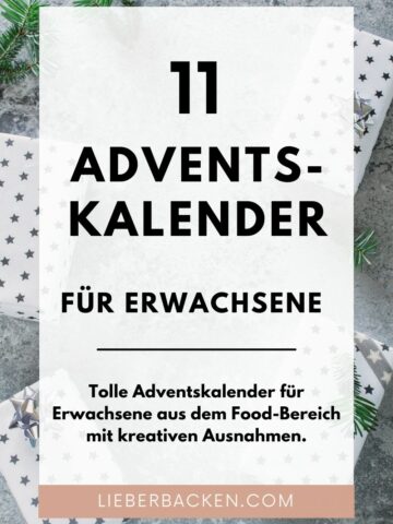 Adventskalender für Erwachsene | Ideen und Vorschläge zum Kaufen oder Selbermachen