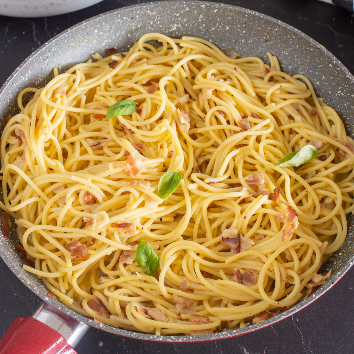 Spaghetti Carbonara - einfaches Rezept