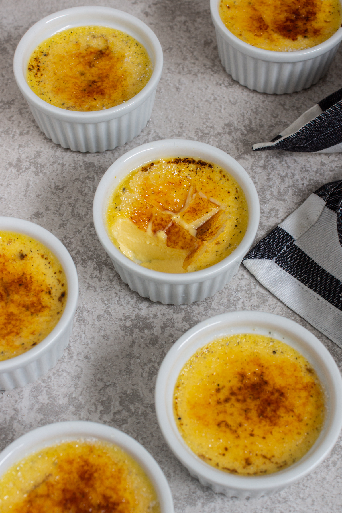 Crème brûlée für Weihnachten