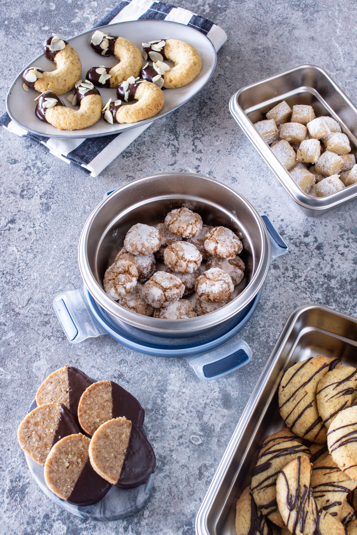 Kekse mit Mandeln | Weihnachtskekse backen mit Mandeln