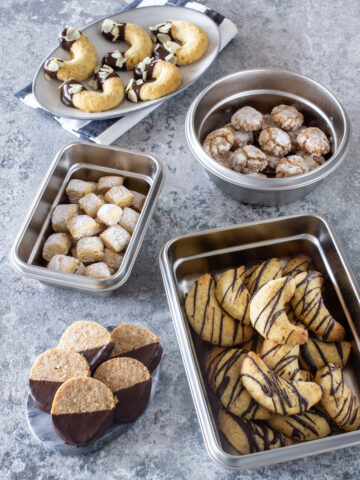 Kekse mit Mandeln backen | Einfache Weihnachtskekse mit Mandeln