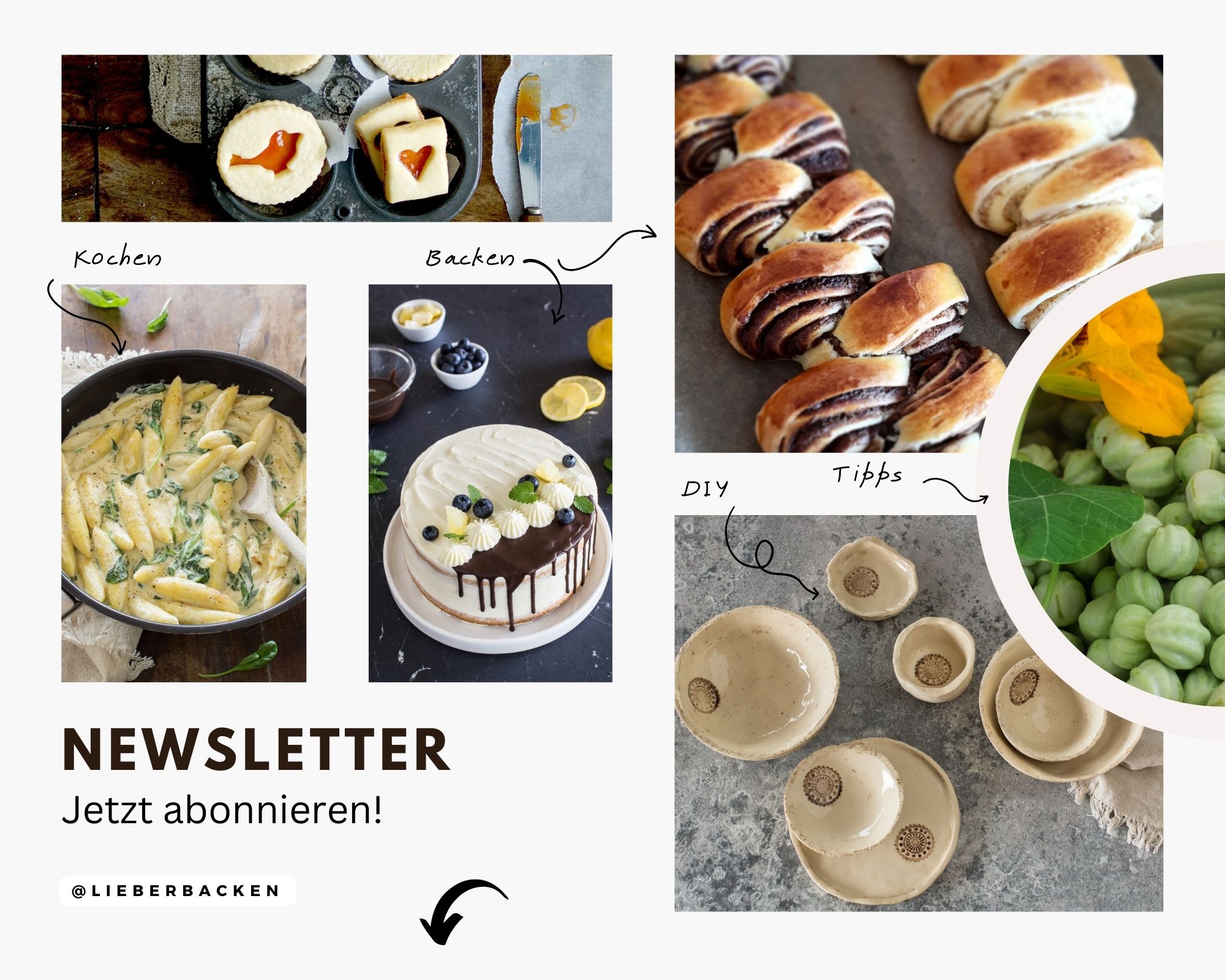 LieberBacken Foodblog | Newsletter abonnieren