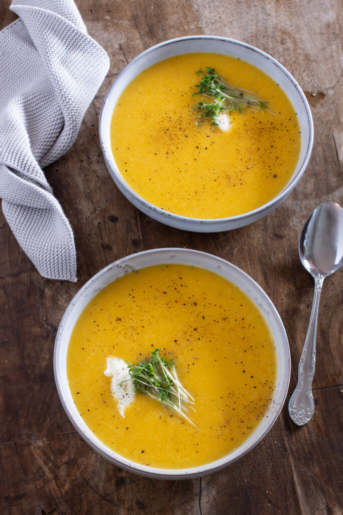 Kochen mit Muskatkürbis | Sättigende Kürbissuppe