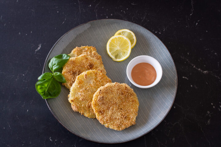 Kohlrabi-Schnitzel aus dem Ofen - LieberBacken