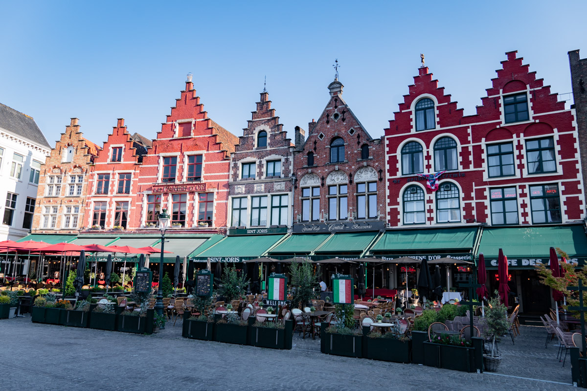Historische Häuser, Grote Markt Brügge