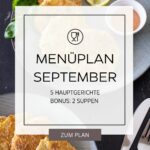 Menüplan September | Essen planen