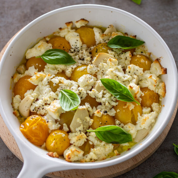 Tomaten Feta Dip aus dem Ofen