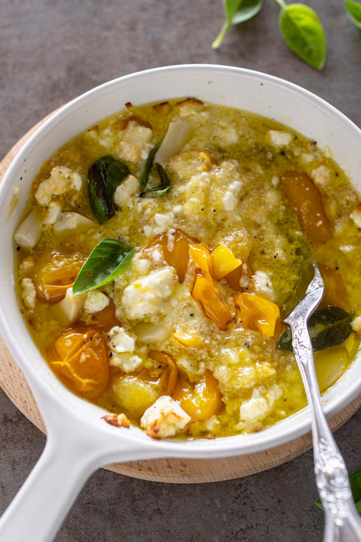 Warmer Tomaten Feta Aufstrich