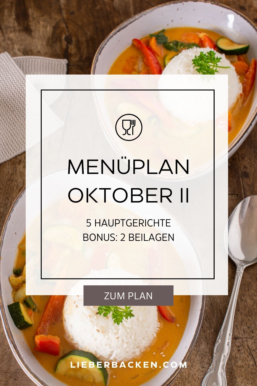 Menüplan Oktober II Essen planen