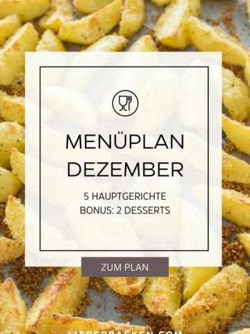 Menüplan Dezember | Essen planen "Was essen wir heute?"