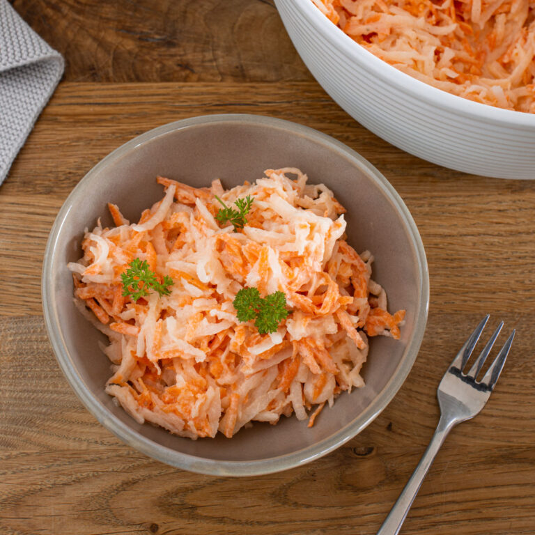 Rettichsalat mit Joghurtdressing - LieberBacken