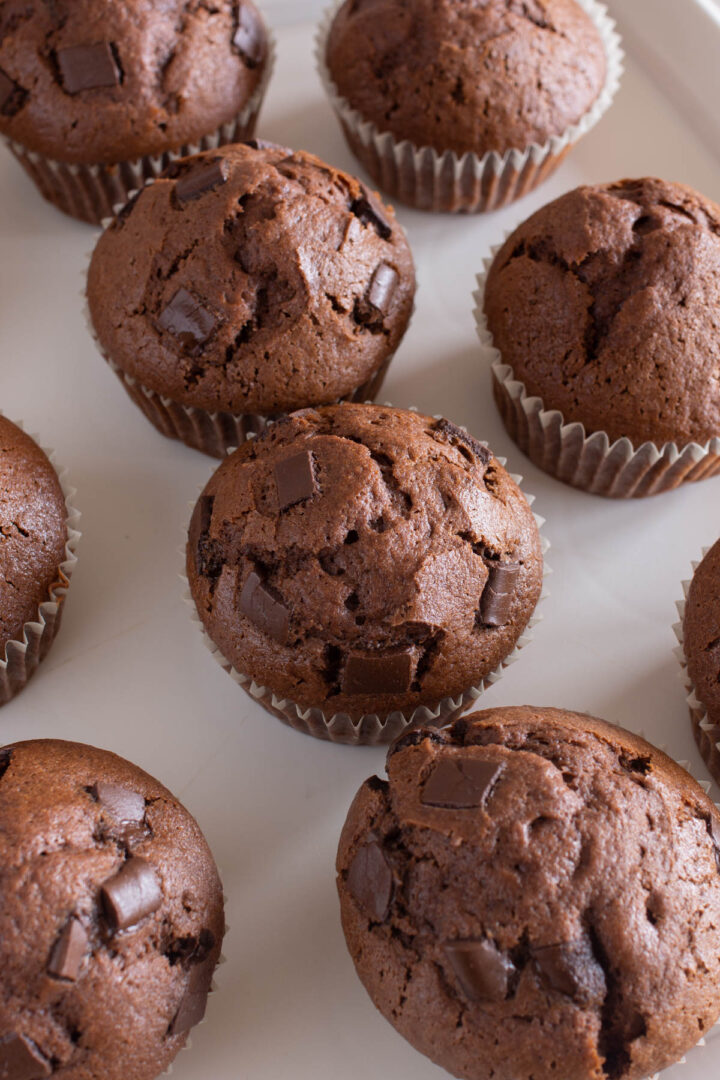 Schnelle Schokomuffins mit Kakao - LieberBacken